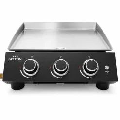 Patton Plancha Gasbarbecue Vigor - Rvs, Staal - 46x46,5x21cm