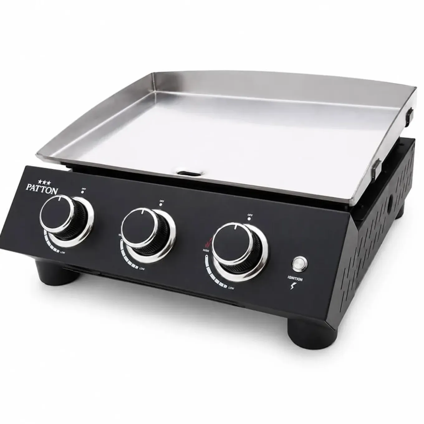 Patton Plancha Gasbarbecue Vigor - Rvs, Staal - 46x46,5x21cm
