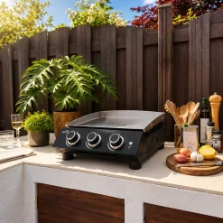 Patton Plancha Gasbarbecue Vigor - Rvs, Staal - 46x46,5x21cm