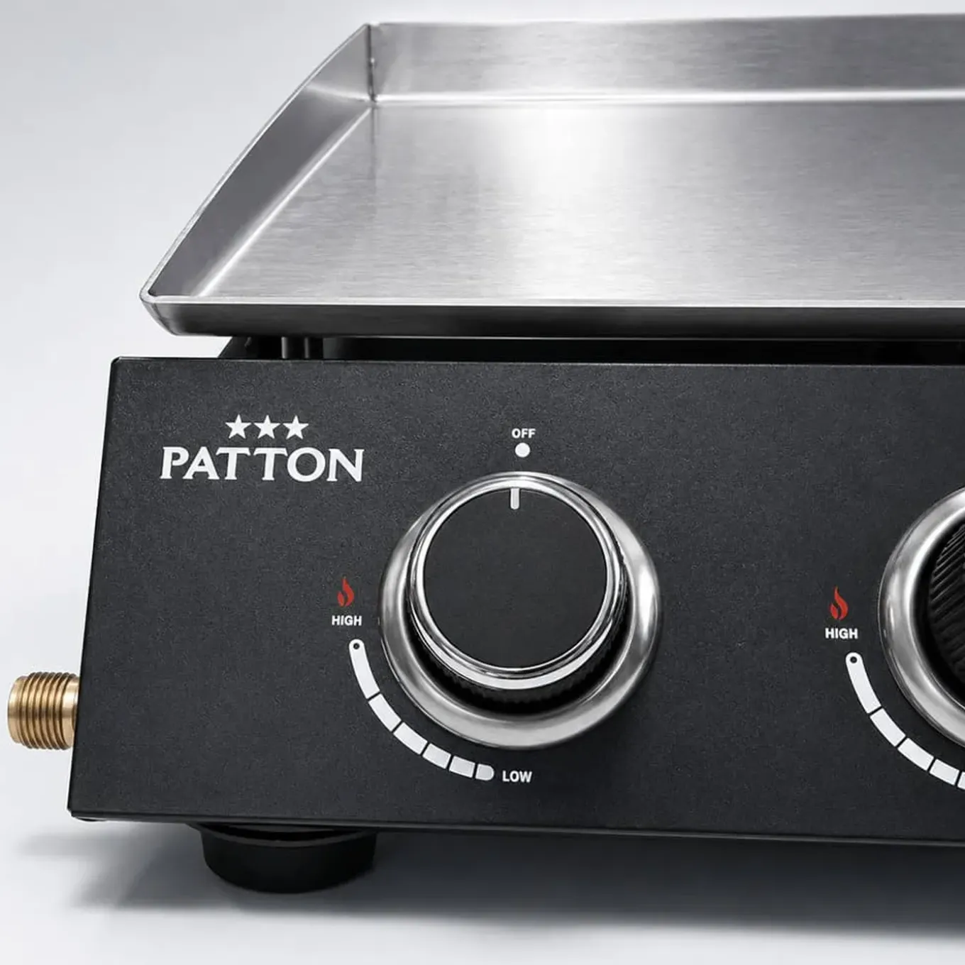 Patton Plancha Gasbarbecue Vigor - Rvs, Staal - 46x46,5x21cm