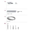 Paulmann basisset MacLED chroom 4x4,3W