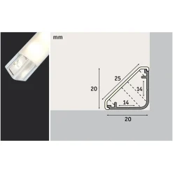 Paulmann Delta Profil Function met diffusor 1M