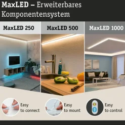 Paulmann Flex-Connector MaxLED wit kunststof 1m