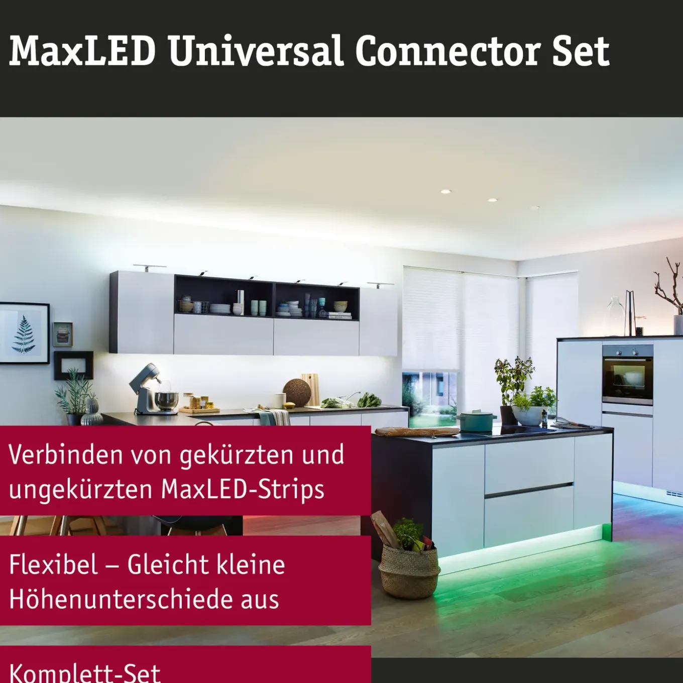 Paulmann Function MaxLED universele connector wit - 2 stuks