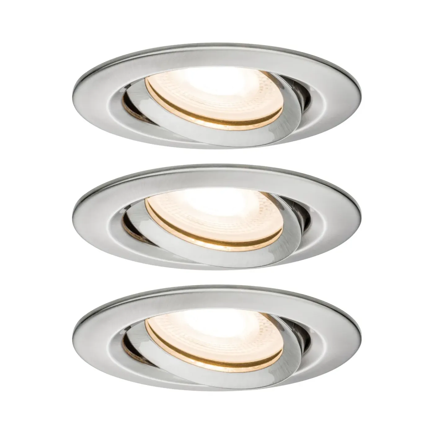 Paulmann inbouwspot LED Nova kantelbaar ijzer 3x7W