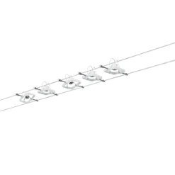 Paulmann Kabelsysteem Set Mac II - Wit - GU5.3 - Metaal - max. 5x10W