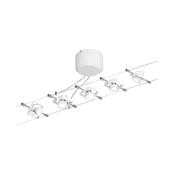 Paulmann Kabelsysteem Set Mac II - Wit - GU5.3 - Metaal - max. 5x10W