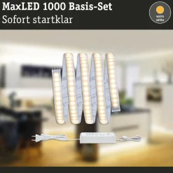 Paulmann ledstrip MaxLED 1000 1,5m basisset warmwit gecoat 20W
