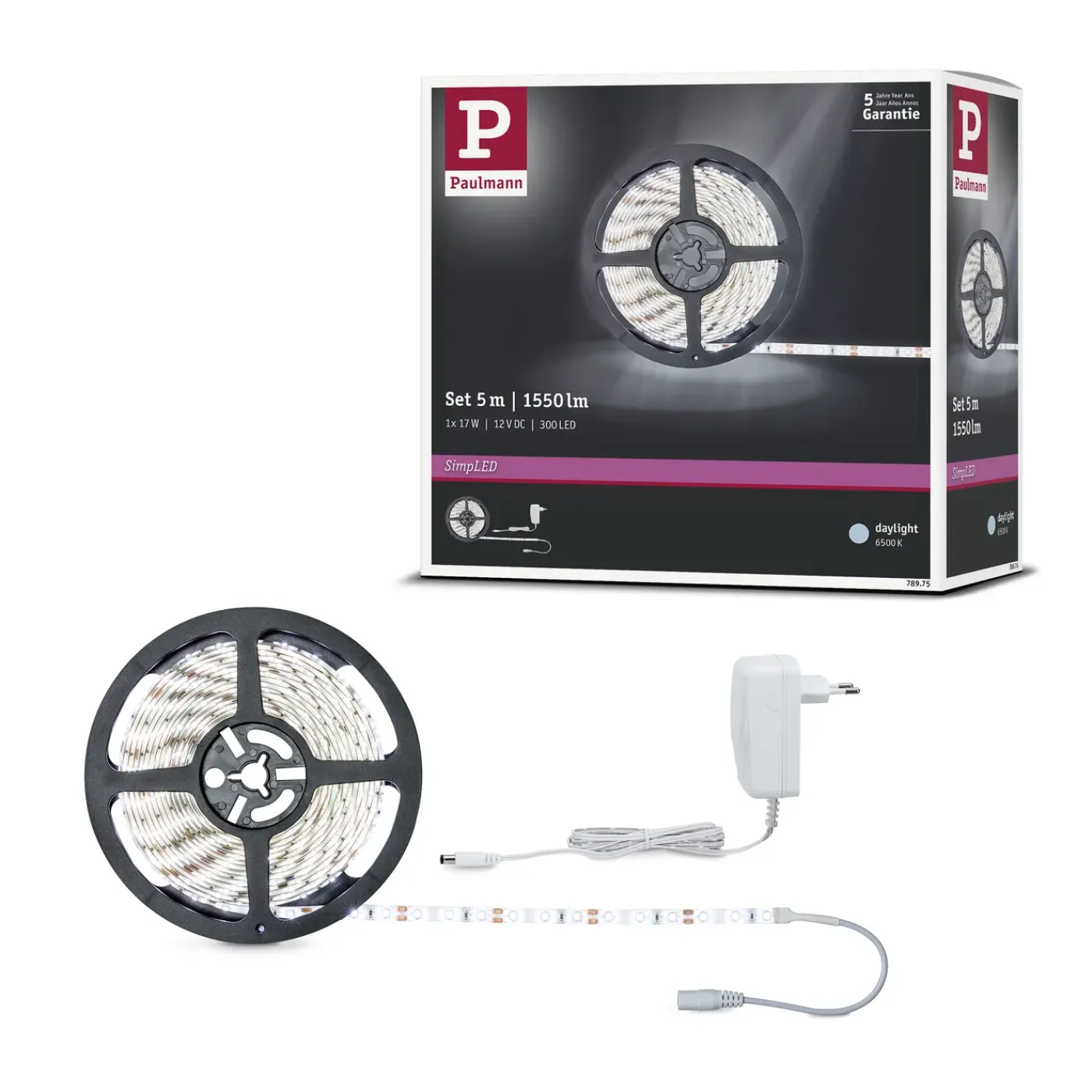Paulmann ledstrip SimpLED 5m daglicht 17W