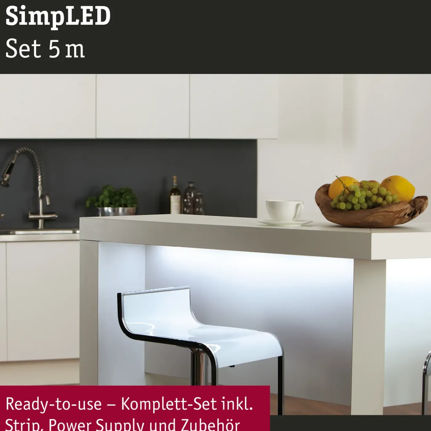 Paulmann ledstrip SimpLED 5m daglicht 17W