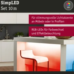Paulmann ledstrip SimpLED 10m RGB 28W