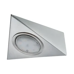 Paulmann meubelverlichting met sensor warm wit geborsteld staal 3x2,8W