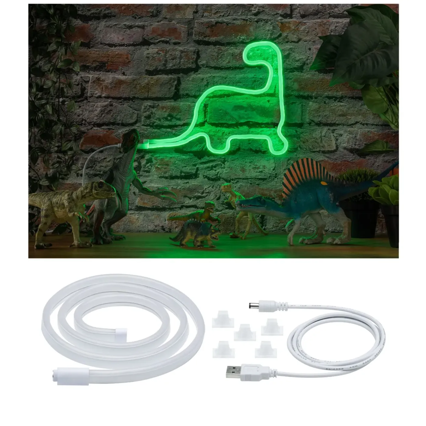 Paulmann Neon Lamp Colorflex USB Strip - Groen - 1m