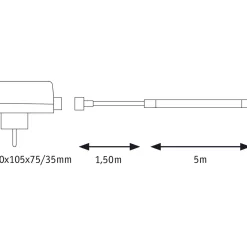 Paulmann Outdoor ledstrip SimpLED 5m wit 20W