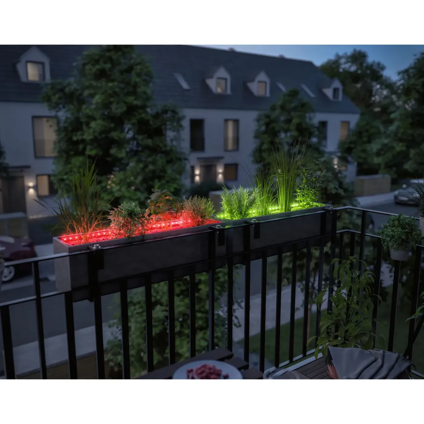 Paulmann Outdoor Link & Light ledstrip Flower Box uitbreiding RGB 80cm met touch switch