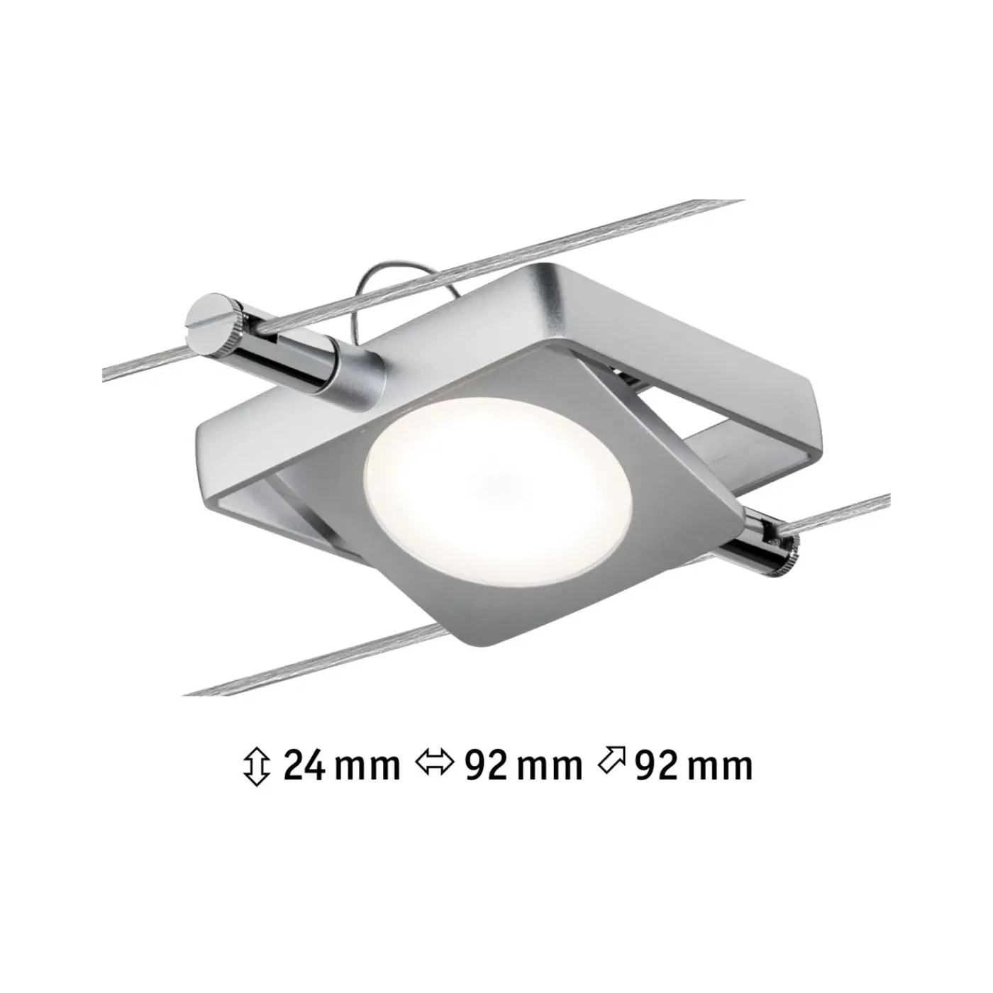 Paulmann railsysteem spot MacLED chroom mat 4W