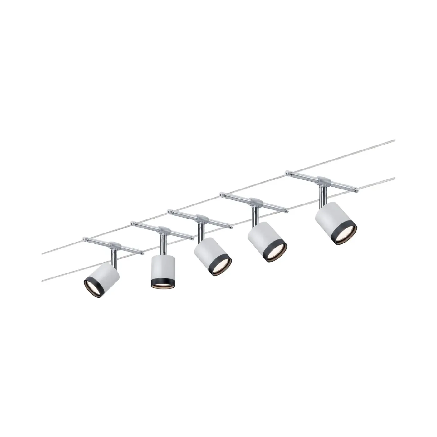 Paulmann railsysteem URail TubeLED wit zwart chroom 5x4W