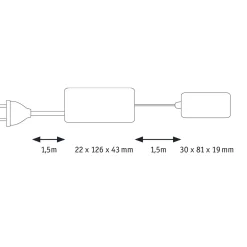 Paulmann starterset spot Clever Connect Trigo nikkel 3x2W