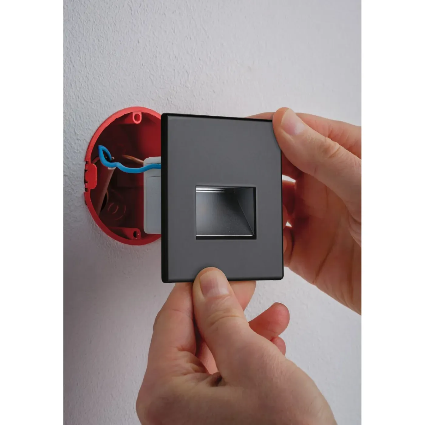 Paulmann traplamp Edge Quadro matzwart 1,2W