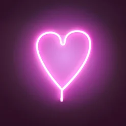 Paul Neuhaus Neon Lamp Hart - Roze - 9W - 29x38cm