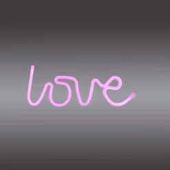 Paul Neuhaus Neon Lamp Neon Love - Roze - 6,5W - 34,3x12,5cm