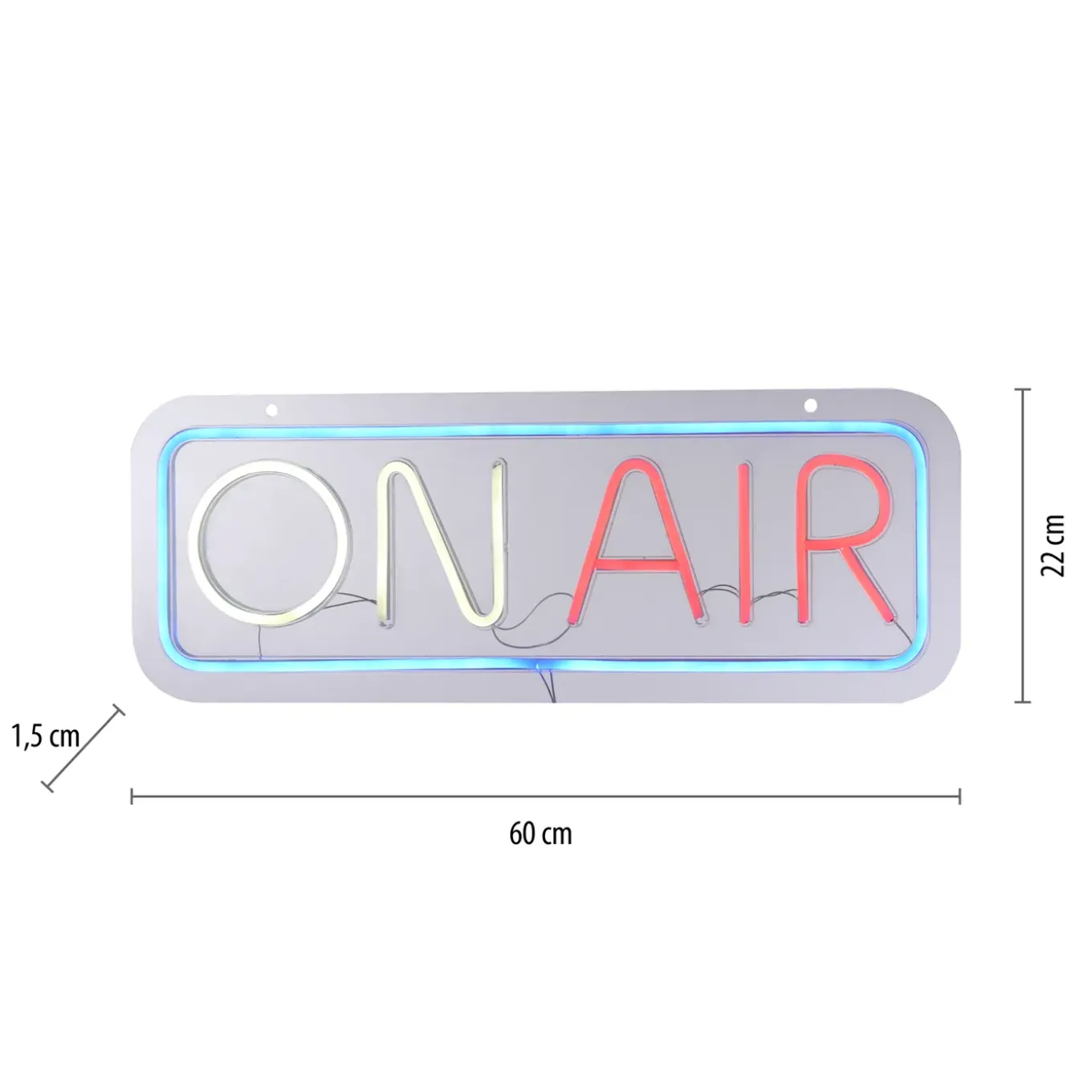 Paul Neuhaus Neon Lamp On Air - Meerkleurig - 10W - 60x22cm