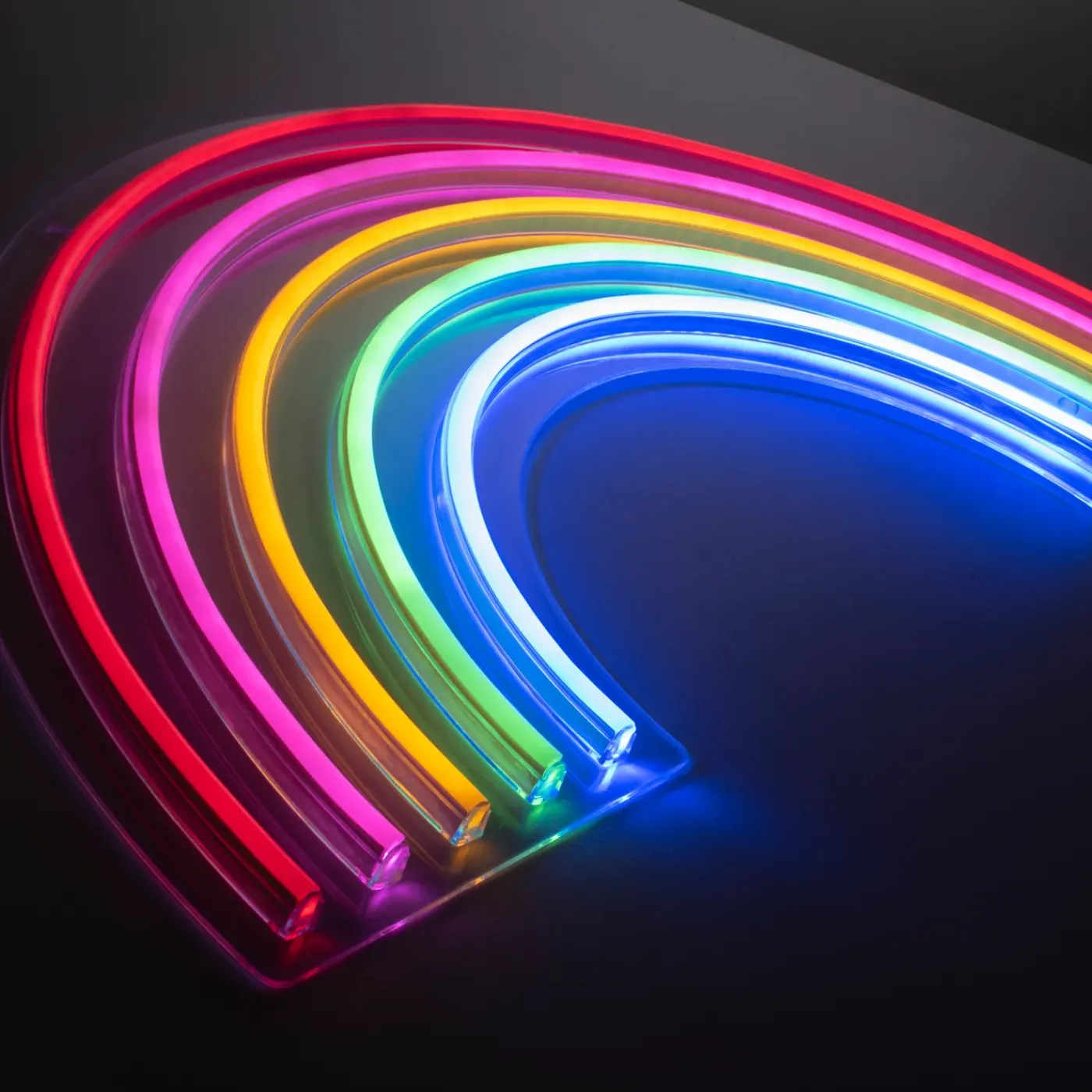 Paul Neuhaus Neon Lamp Regenboog - Meerkleurig - 8,5W - 63x32cm
