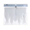 Decoris Pbh a 1 Rand polyester icicle iris glitter Finish:iris glitter Vorm:icicle L200.00-W27.00-H1.00cm wit