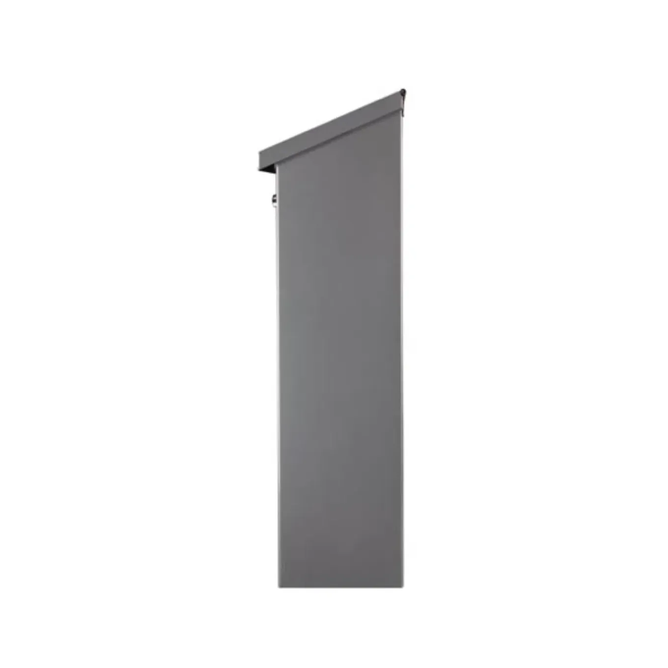 Perel Brievenbus Rio, wand- en paalmontage, 10 x 27 x 39.5 cm, Grijs