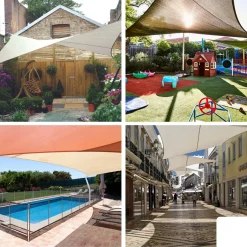 Perel Gss4320fu Schaduwdoek 2x3m Waterafstotend Voor Tuin En Terras
