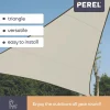 Perel Gss3500 Schaduwdoek 5x5x5m Waterafstotend Voor Tuin En Terras
