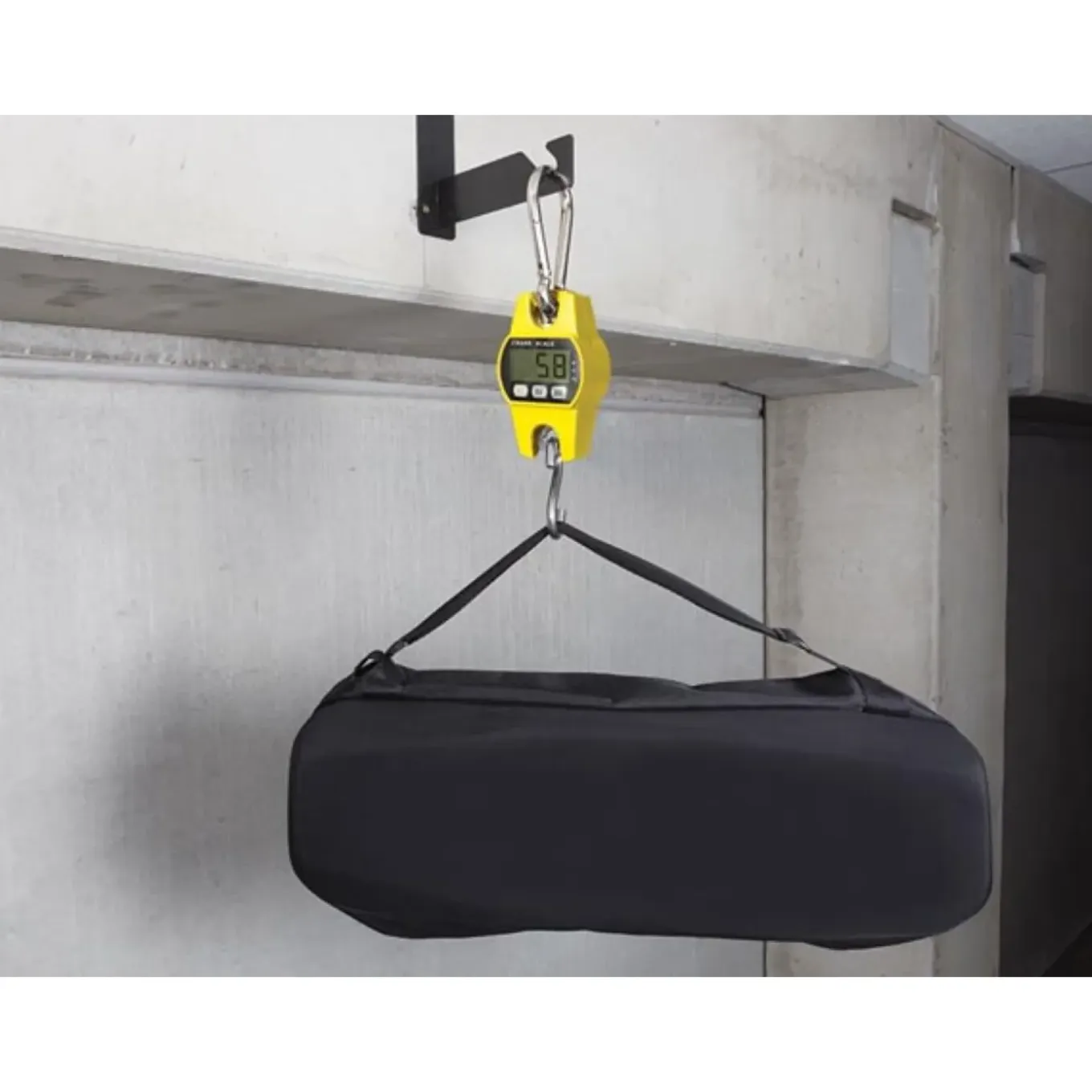 Perel Kraanweegschaal, digitaal, 300 g tot 300 kg, 8.2 x 4.8 x 14cm, Geel, ABS