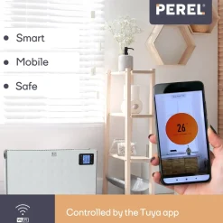 Perel Smart Convectorkachel, Voor Binnen, Drie Warmtestanden, 2000 W