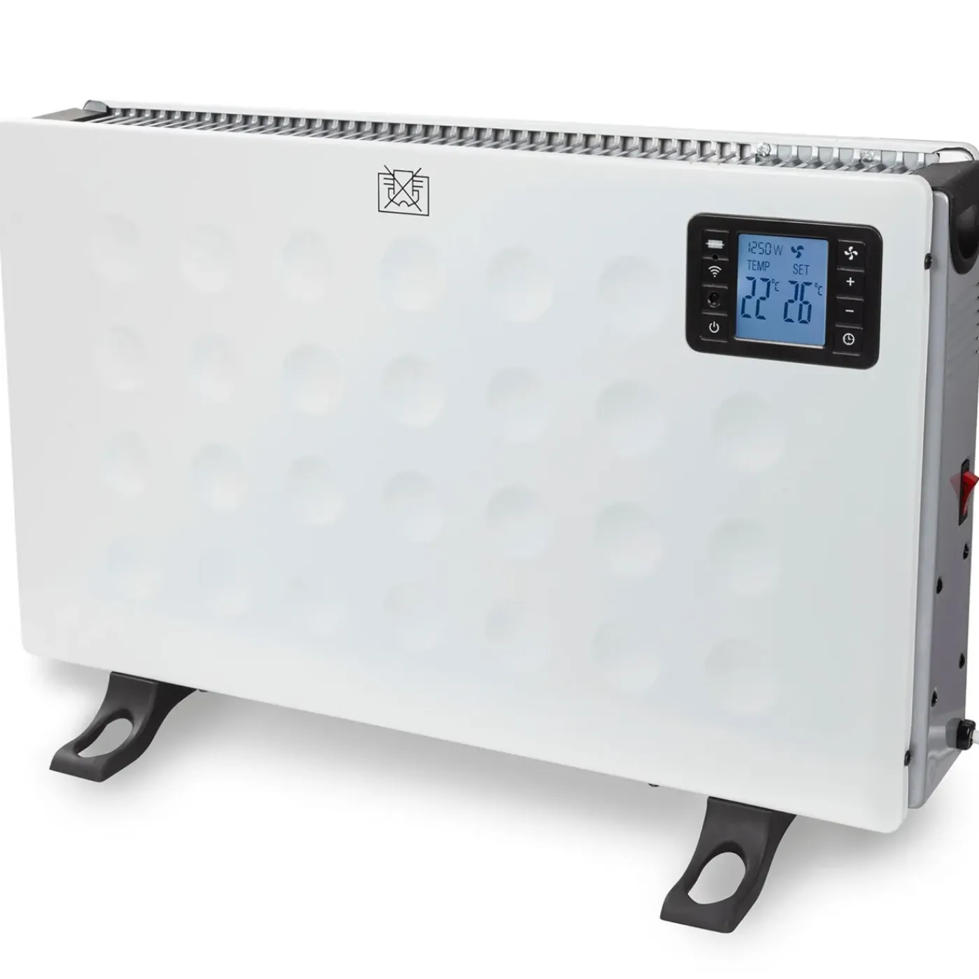 Perel Smart Convectorkachel, Voor Binnen, Drie Warmtestanden, 2000 W