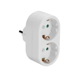 Perel Verdeelstekker, 2 Stopcontacten Met Randaarde (schuko, Type F), 3500 W