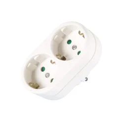 Perel Verdeelstekker, 2 Stopcontacten Met Randaarde (schuko, Type F), 3500 W