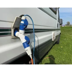 Perel Verloopkabel, H07RN-F 3G2.5, 3 m, 3680 W, Binnen en buiten, IP44, Zwart, Rubber