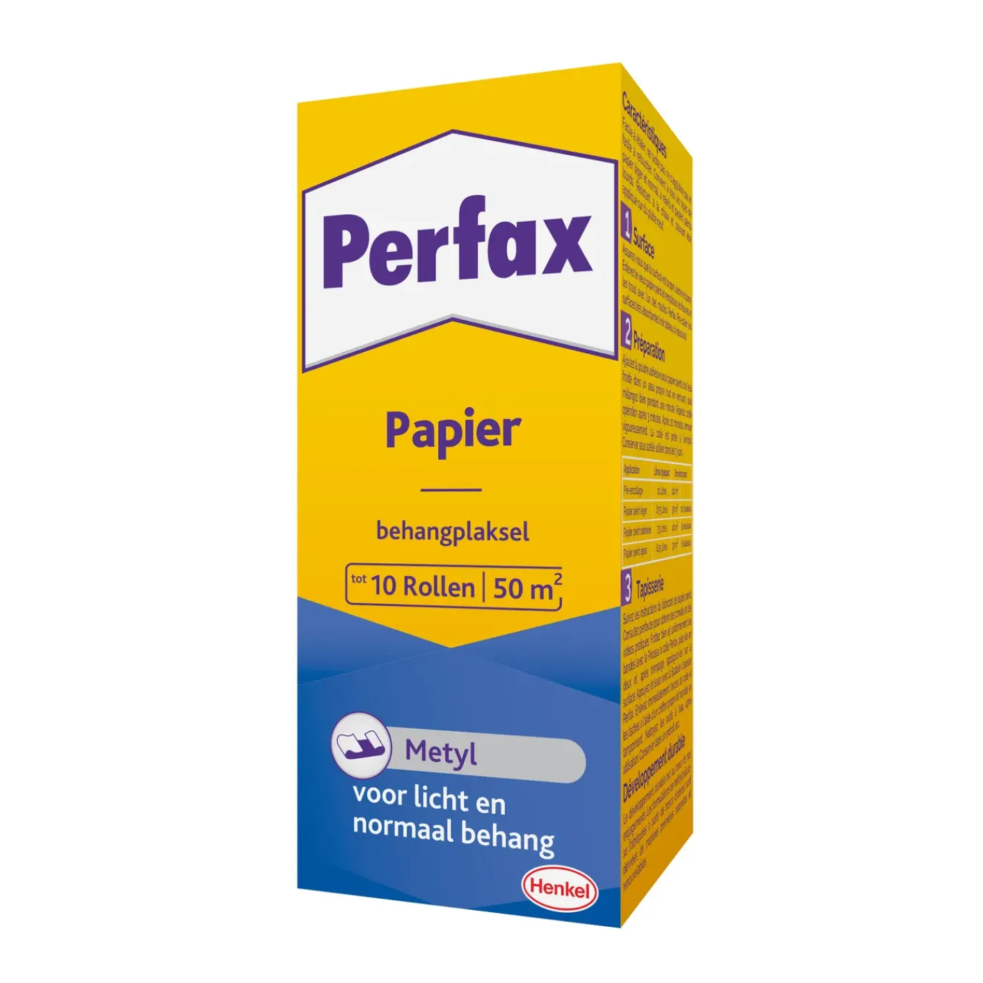Perfax Papier Behanglijm Extra Sterk - Transparant - 125g