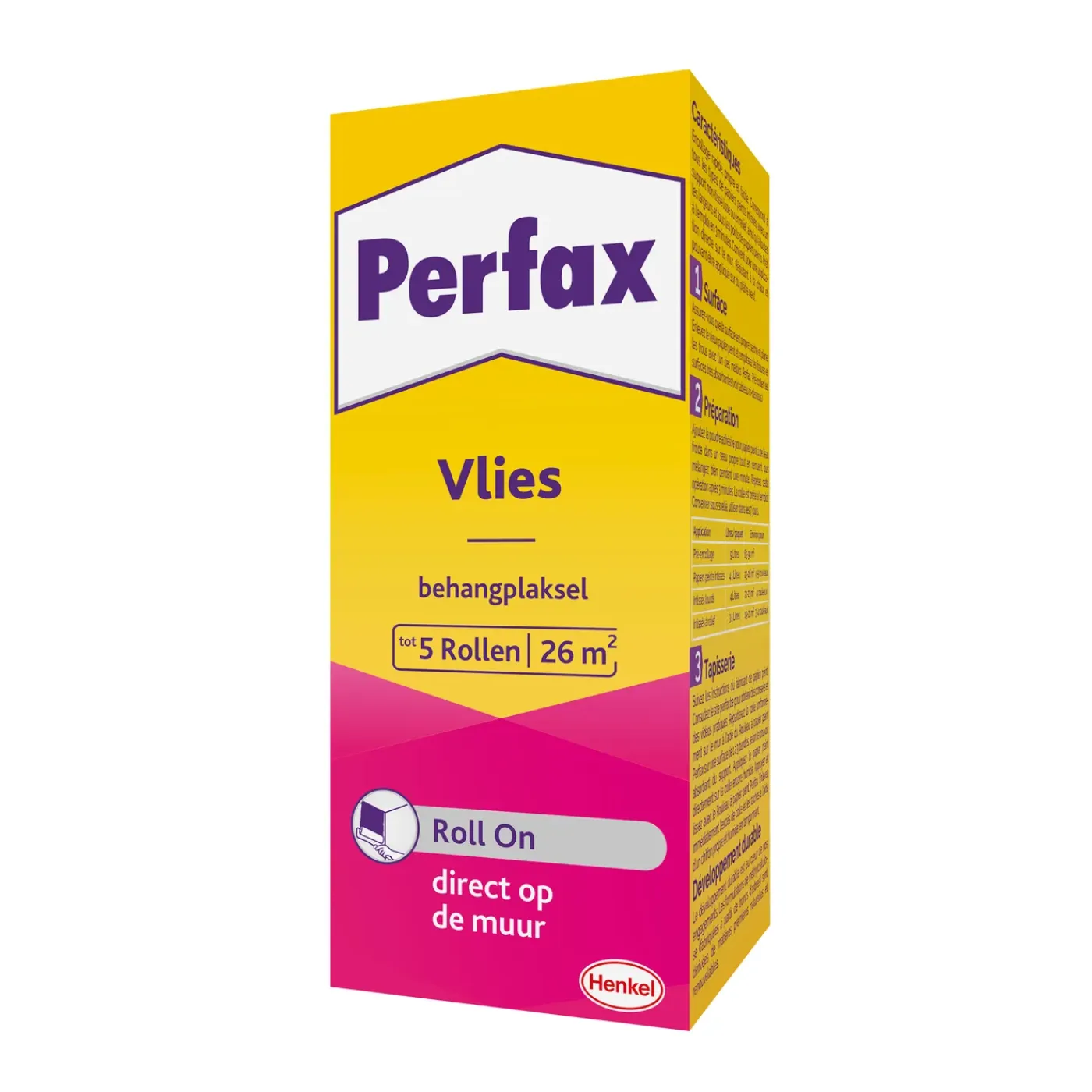 Perfax Vlies Behanglijm Roll-On - Transparant - 180g