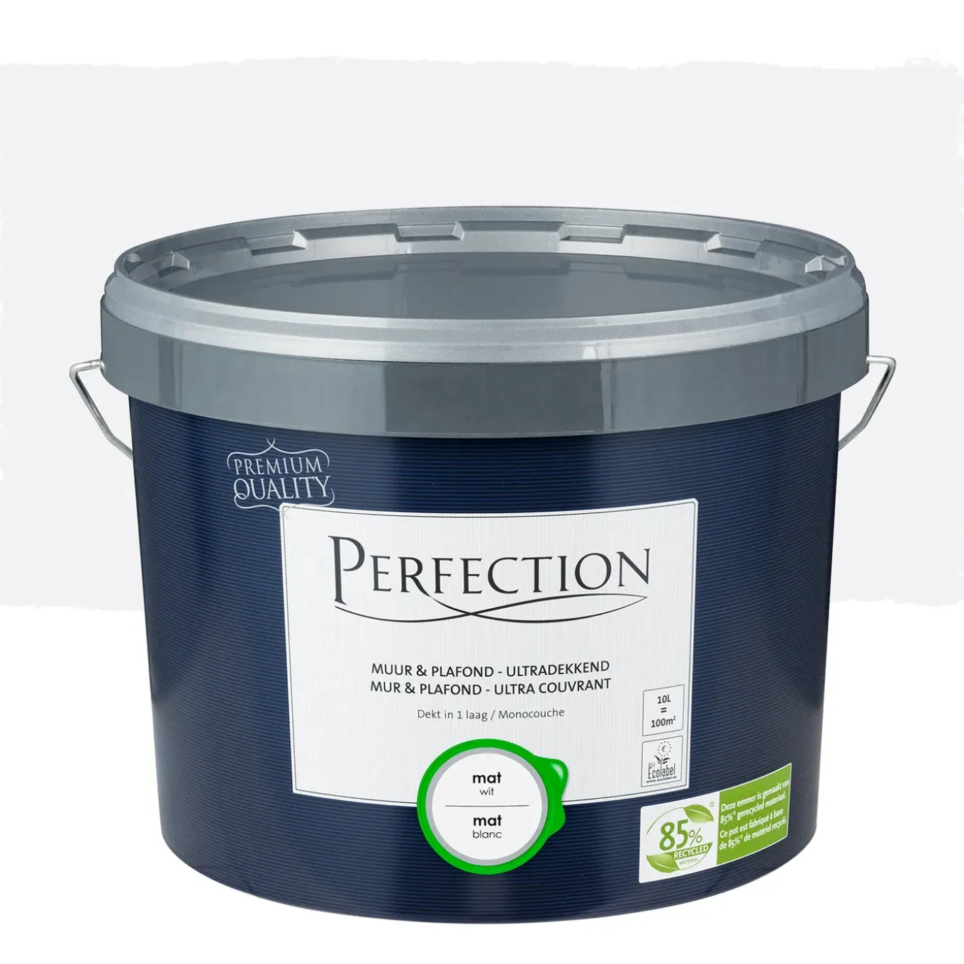 Perfection Muur & Plafond Muurverf - Mat - Wit - 10L