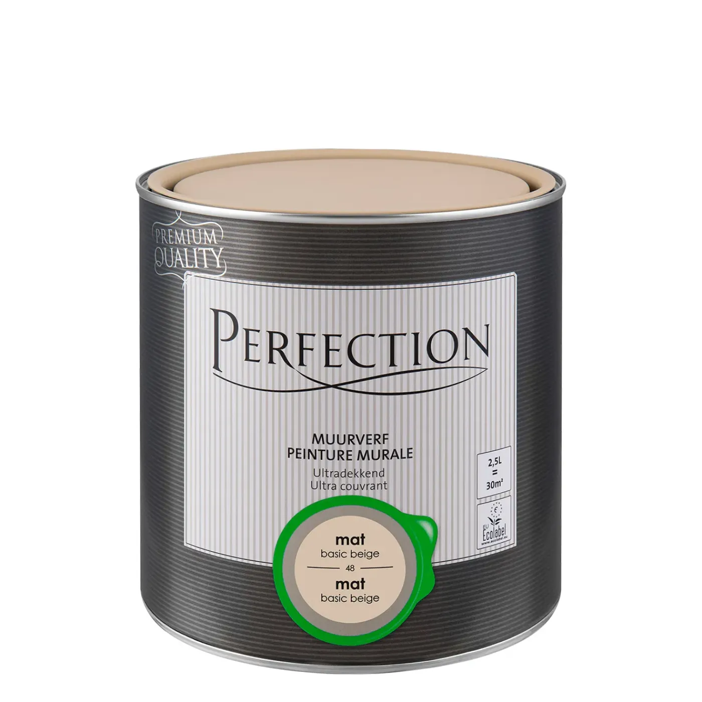 Perfection Ultradekkend Muurverf - Mat - Basic Beige - 2,5L
