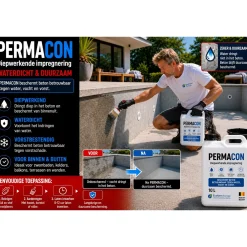Permacon - Beton Impregneermiddel - 4m2 - 1 Liter