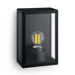 Philips Buitenwandlamp Alzor - Zwart - E27