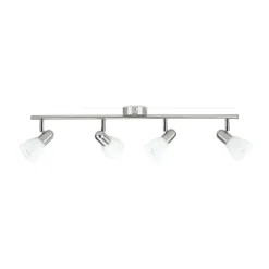 Philips Burlap Opbouwspot Met 4 Lichtpunten (wit/aluminium) - E14 Fitting