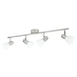 Philips Burlap Opbouwspot Met 4 Lichtpunten (wit/aluminium) - E14 Fitting
