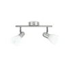 Philips Burlap Opbouwspot Met 2 Lichtpunten (wit/aluminium) - E14 Fitting