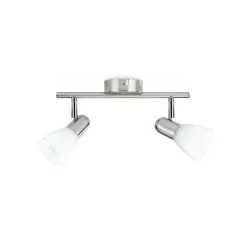 Philips Burlap Opbouwspot Met 2 Lichtpunten (wit/aluminium) - E14 Fitting