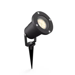 Philips grondspot PuLed zwart GU10 5W