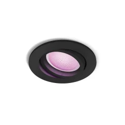 Philips Hue inbouwspot Centura zwart wit en gekleurd GU10 5,7W