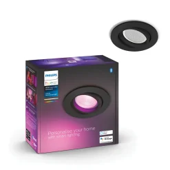 Philips Hue inbouwspot Centura zwart wit en gekleurd GU10 5,7W